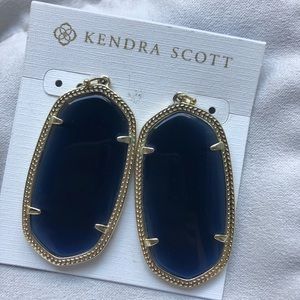 Kendra Scott Navy Earrings